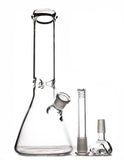 10" Beaker Simple Glass Bong with Striaght Neck