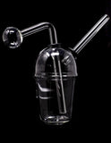 5" Ice cream Cup Glass Oil burner Bubbler pipe - SmokingCats - Discreet Ship from Texas !