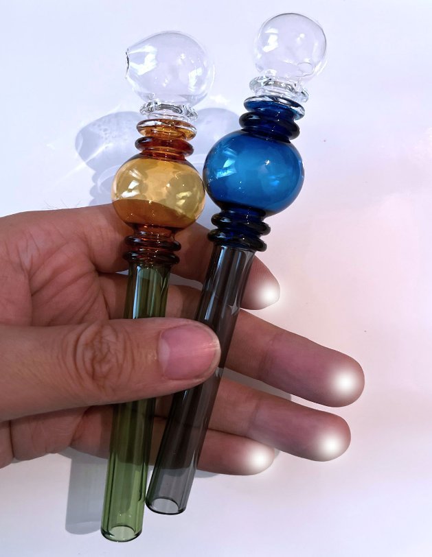 6" Color Oil Burner Pipe quantities Discounts, - SmokingCats - Discreet Ship from Texas !