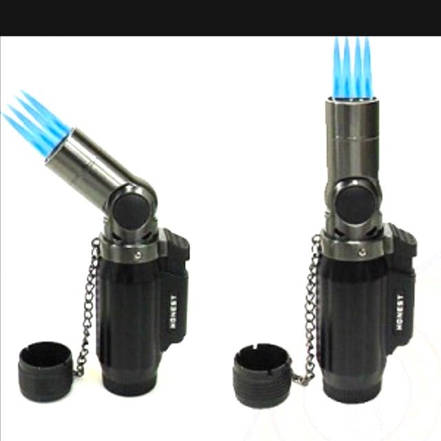 HONEST 513 Hand Butane Hot Jet Flame Torch Lighter - SmokingCats - Discreet Ship from Texas !
