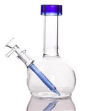 7" Round Base Glass Water Pipe Bong - SmokingCats - Discreet Ship from Texas !