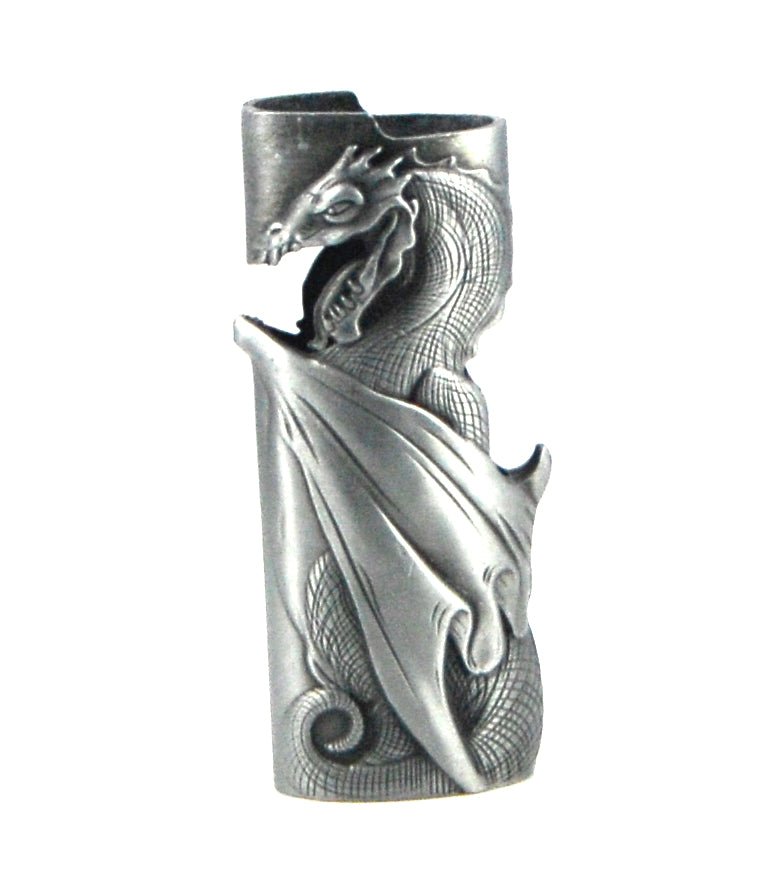 Dragon Mystic Metal Lighter Case for BIC brand Lighter, 1pc - SmokingCats - Discreet Ship from Texas !