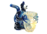 4.5" Blue Monkey Glass HandPipe - SmokingCats - Discreet Ship from Texas !