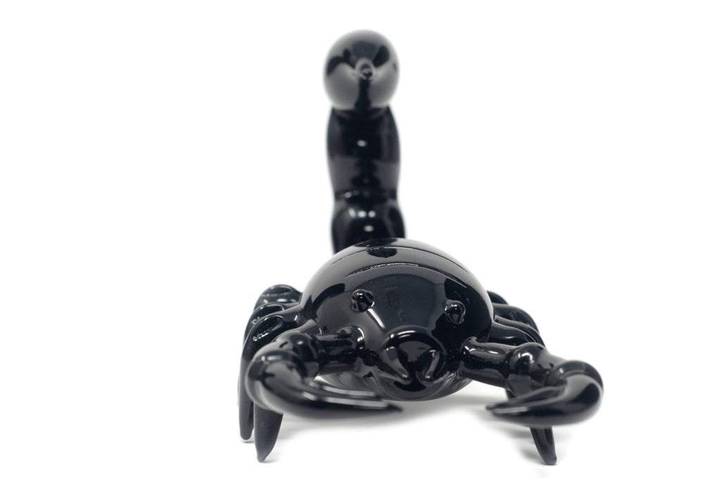 6" Black Scorpion glass hand pipe - SmokingCats - Discreet Ship from Texas !