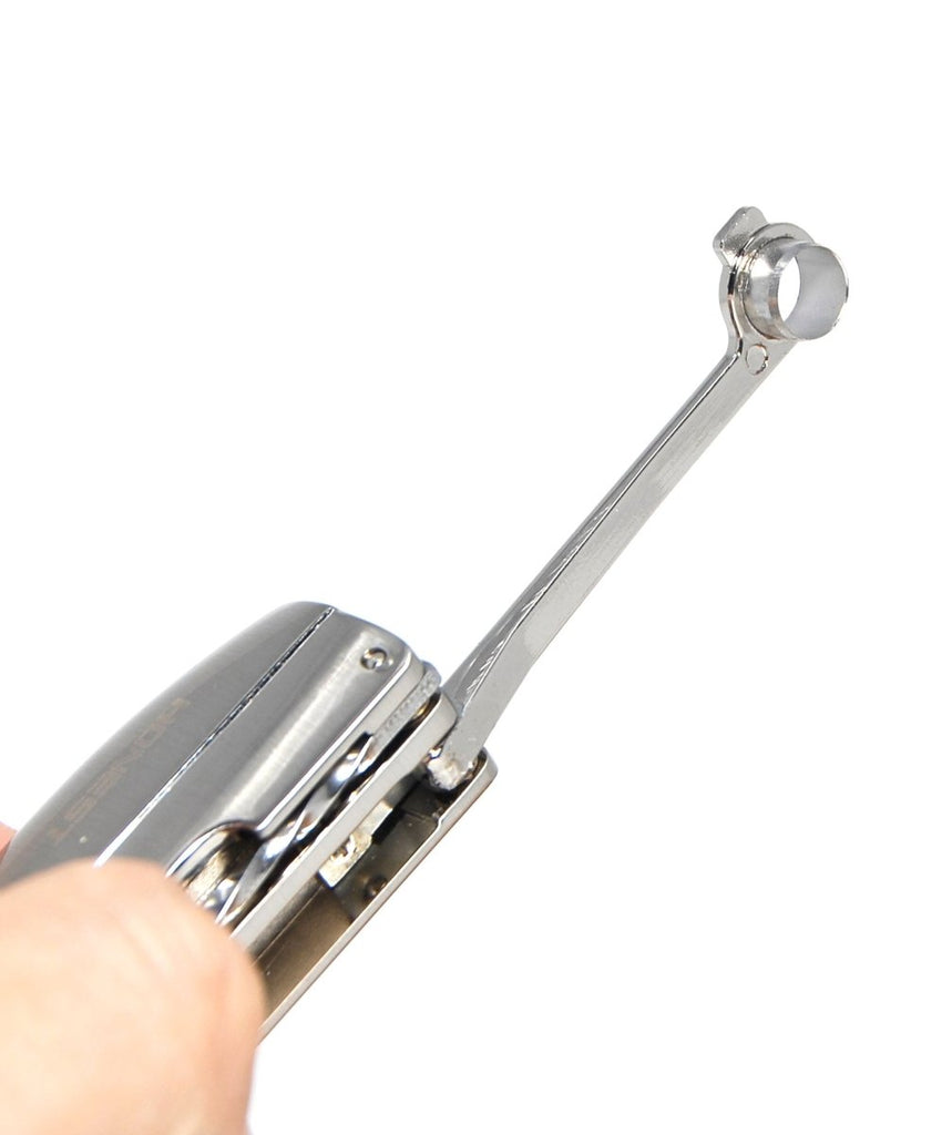 Honest Double Torch Jet Refillable Butane Gas Lighter with Cigar hole puncher and picker - SmokingCats - Discreet Ship from Texas !