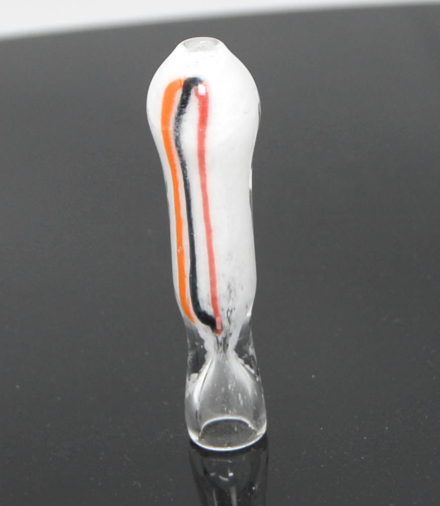 3.5" Rasta Chillum Pipe with Rasta Lining Strips - SmokingCats - Discreet Ship from Texas !