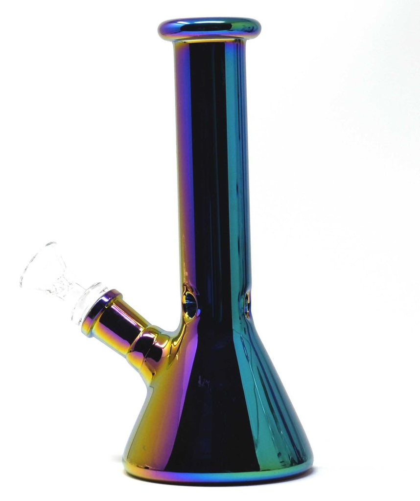 8" Gradient Glass Water Pipe Bong with Inc Pinch - SmokingCats - Discreet Ship from Texas !