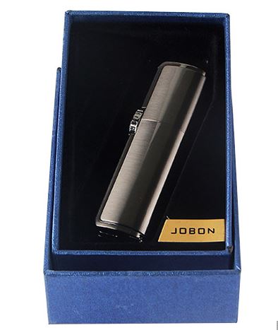 JOBON Windproof Refillable Butane Gas Lighter With Cigar hole Puncher - SmokingCats - Discreet Ship from Texas !
