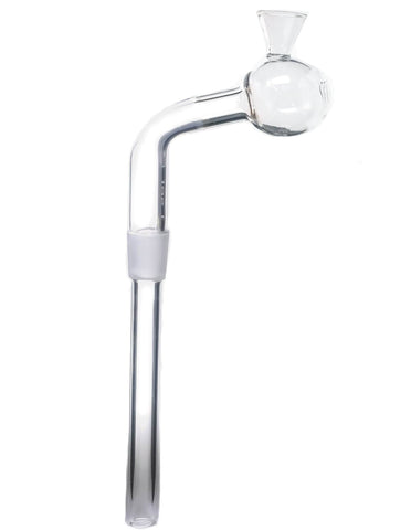 Glass-on-Glass Oil Burner Pipe Downstem with Funnel top