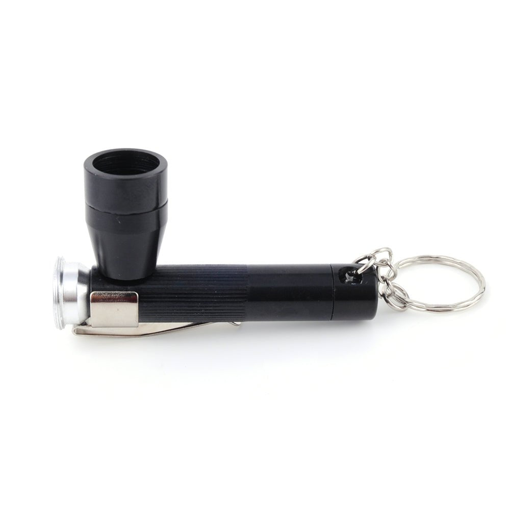 Flashlight Metal Smoking Tobacco Pipe - SmokingCats - Discreet Ship from Texas !