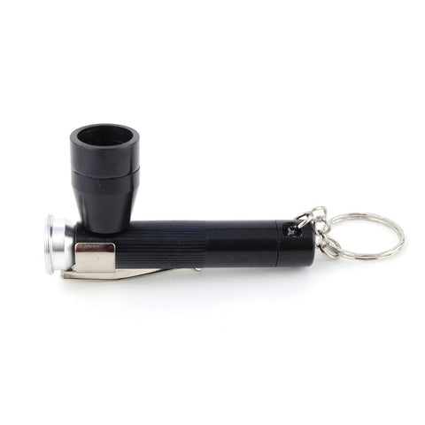 Flashlight Metal Smoking Tobacco Pipe - SmokingCats - Discreet Ship from Texas !
