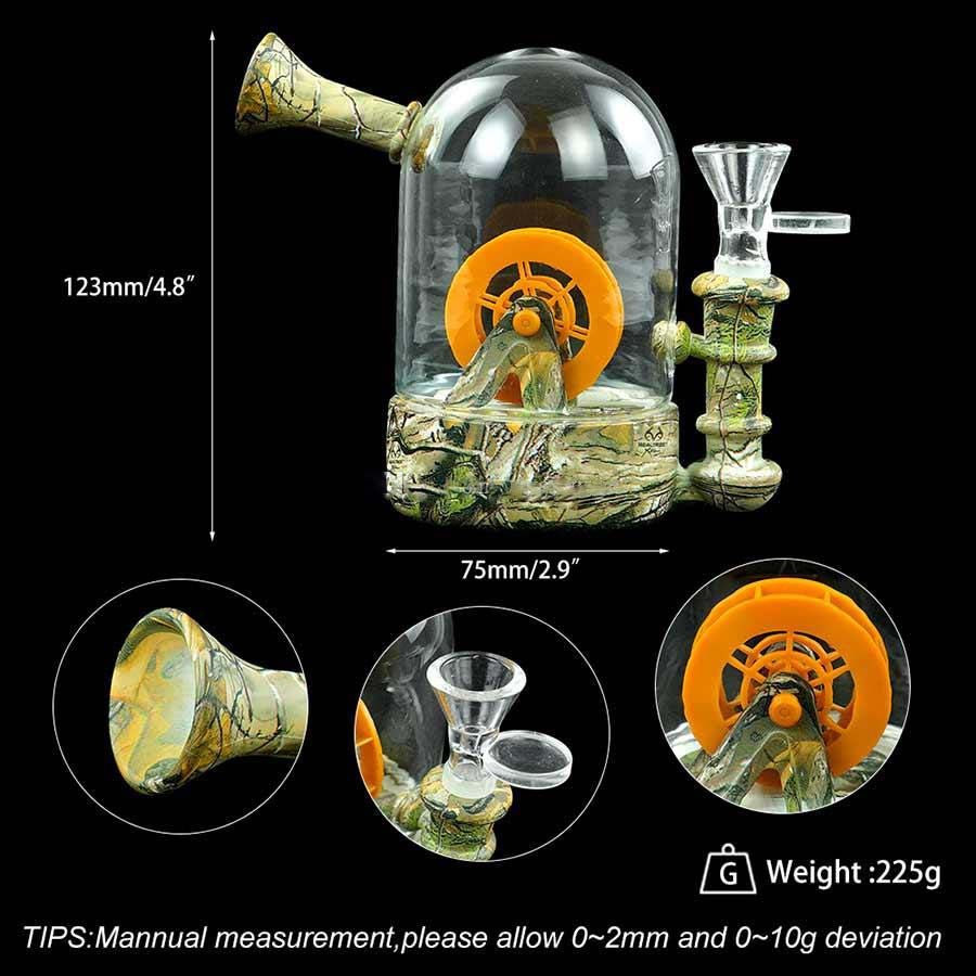 5" Camo design Windmill water pipe - SmokingCats - Discreet Ship from Texas !
