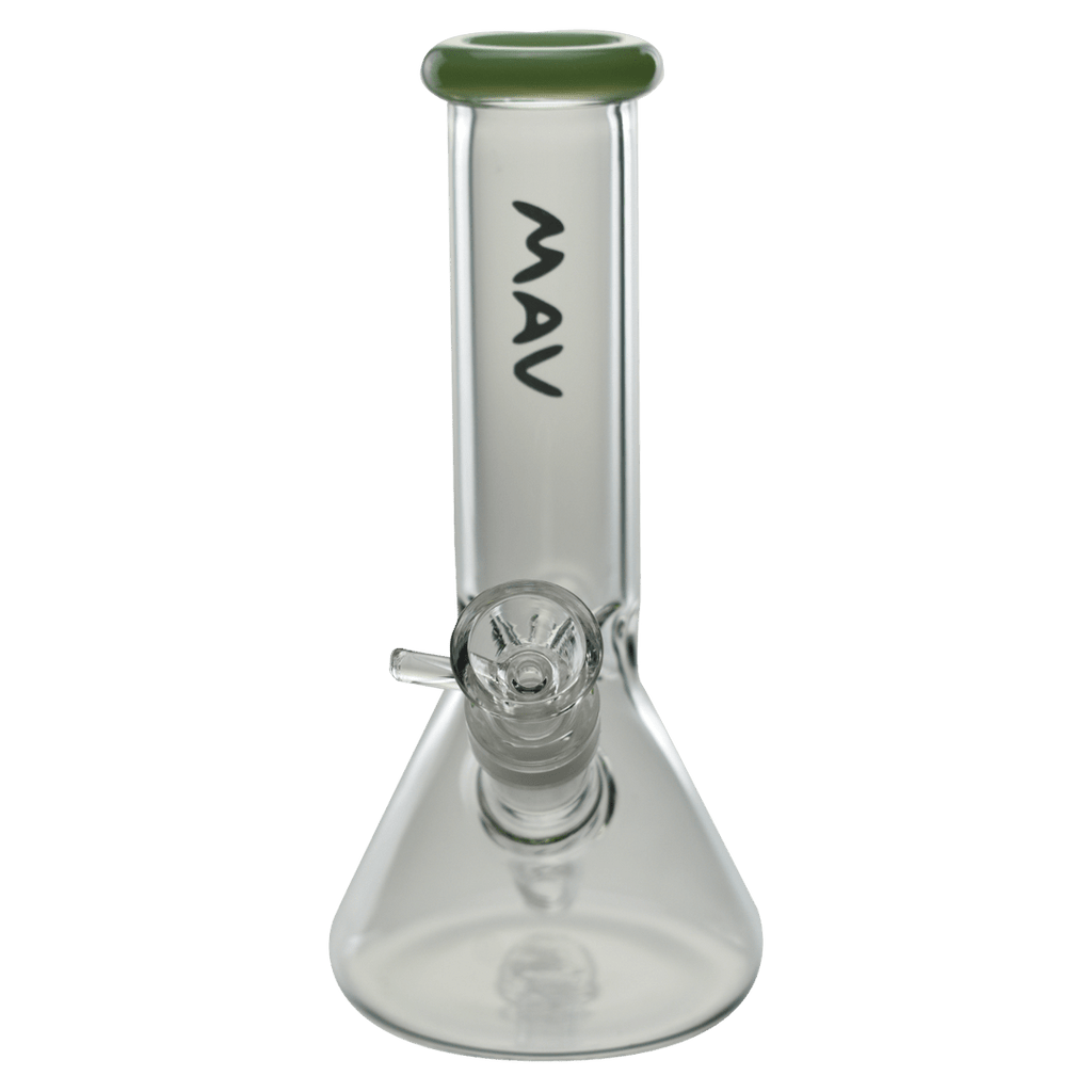 8" Color Top mini Beaker Bong by Maverick Glass - SmokingCats - Discreet Ship from Texas !