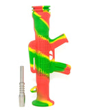 6.5" AK Shape Silicone Rifle Nector Collector - SmokingCats - Discreet Ship from Texas !