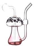 6" Mushroom Glass Oil Burner Bubbler Water Pipe - SmokingCats - Discreet Ship from Texas !