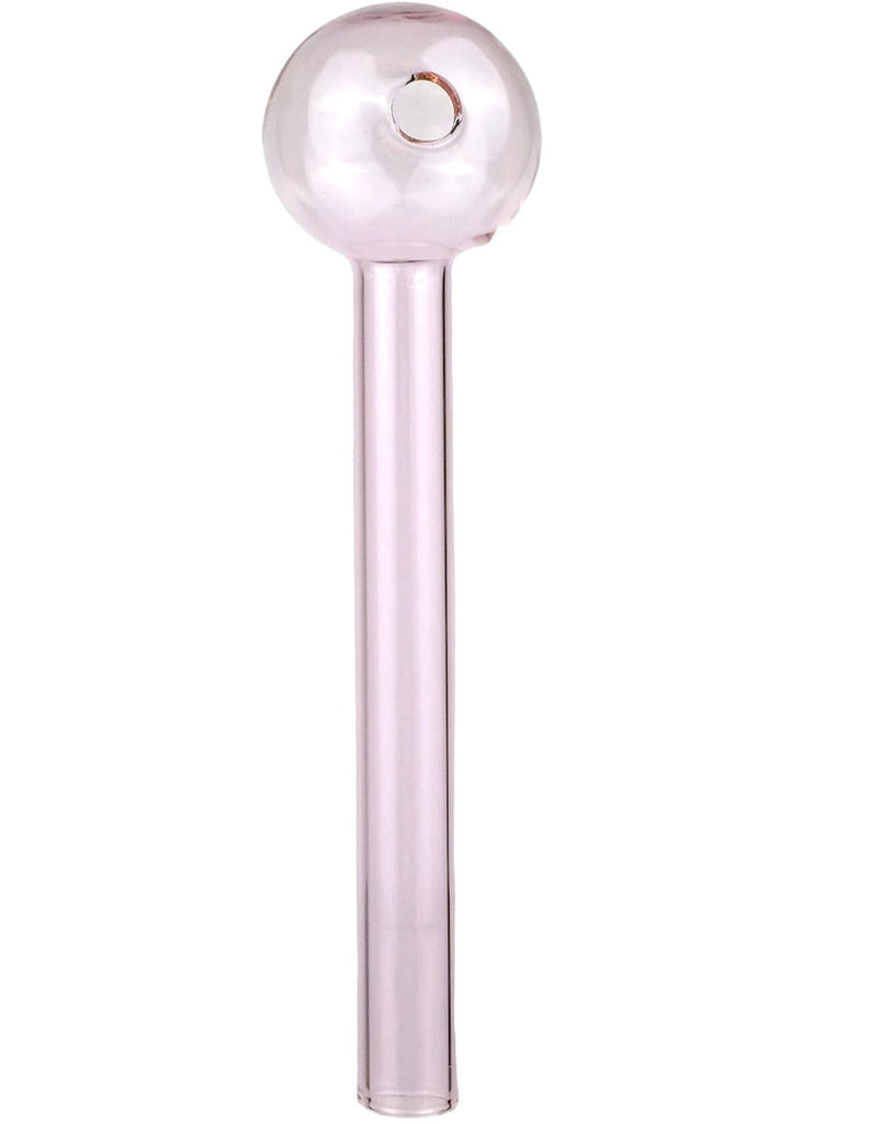 7" Pink Heavy Thick Glass Oil Burner Pipe