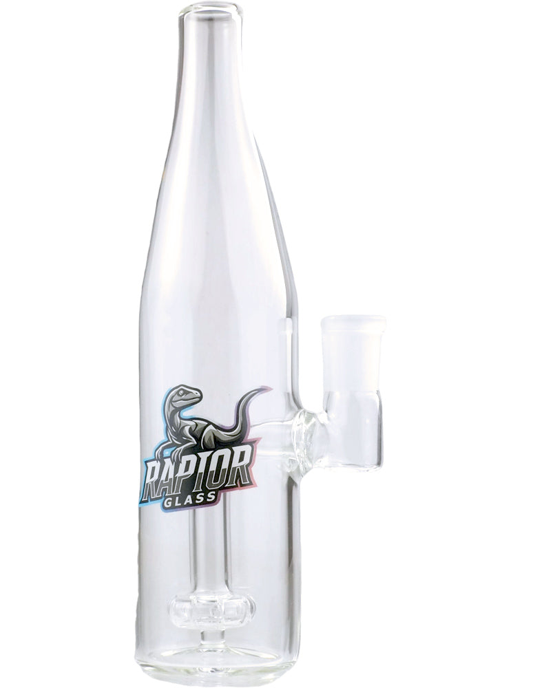 7.5 Bottle Water Shaped Glass on Glass Oil Rig Pipe