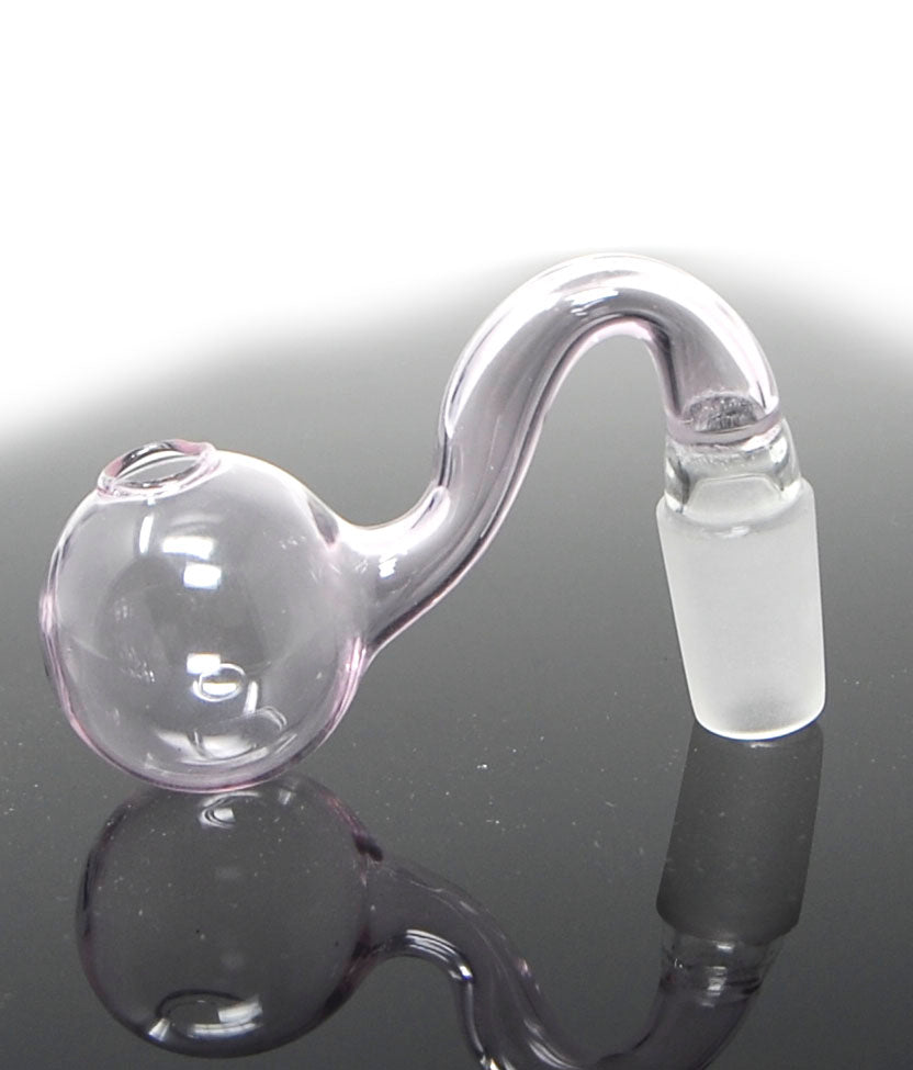 Pink Glass Oil Burner Pipe Attachment Set of 2 - SmokingCats - Discreet Ship from Texas !