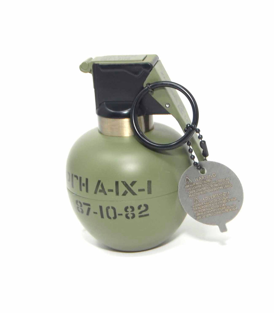 Duplicate Life Size M - 27 Hand Grenade Lighter - SmokingCats - Discreet Ship from Texas !