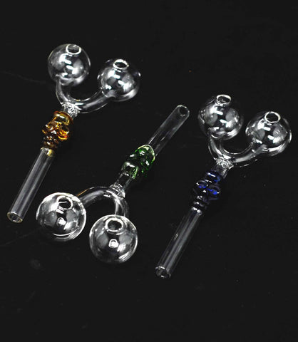 5" Glass Slingshot SKull Oil burner - SmokingCats - Discreet Ship from Texas !