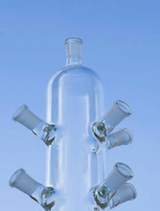 19" 15 Ports Banger Bowl Glass Display SHelf Piece - SmokingCats - Discreet Ship from Texas !