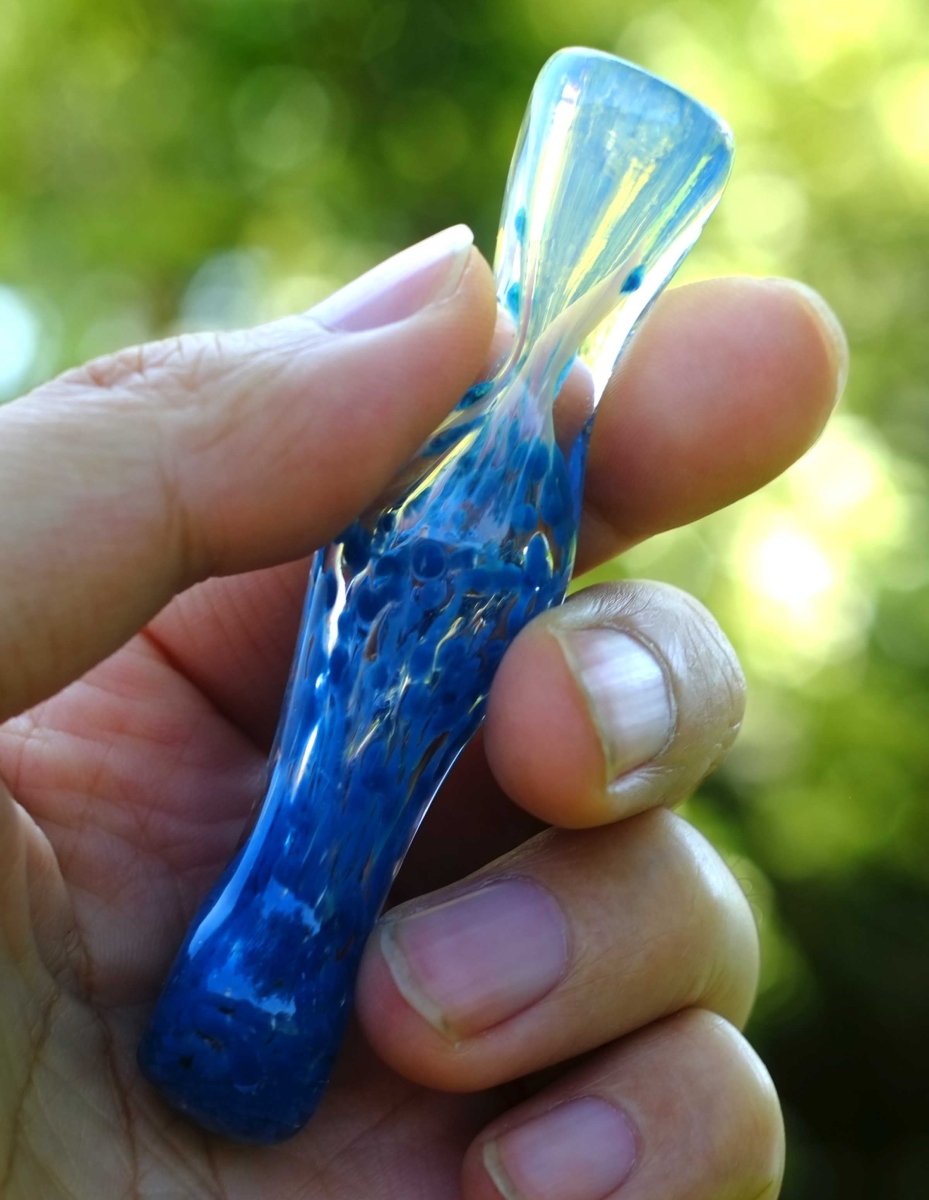 3.5"Glass Chillum Pipe Onehitter pipe - SmokingCats - Discreet Ship from Texas !