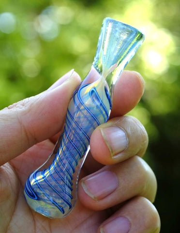 3.5" Glass Chillum Pipe Onehitter pipe - SmokingCats - Discreet Ship from Texas !