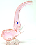 6" Long Trunk Elephant Glass Spoon Pipe