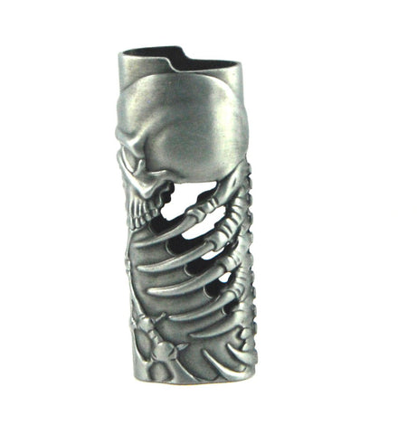 Rib Cage Mystic Metal Lighter Case for BIC brand Lighter, 1pc - SmokingCats - Discreet Ship from Texas !