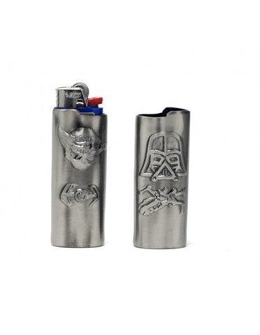 Darth Vader - Yoda the SHuttle Full Size Bic LIghter Sleve Casee, - SmokingCats - Discreet Ship from Texas !