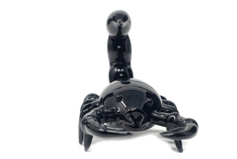 6" Black Scorpion glass hand pipe - SmokingCats - Discreet Ship from Texas !