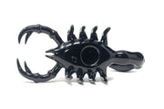 6" Black Scorpion glass hand pipe - SmokingCats - Discreet Ship from Texas !