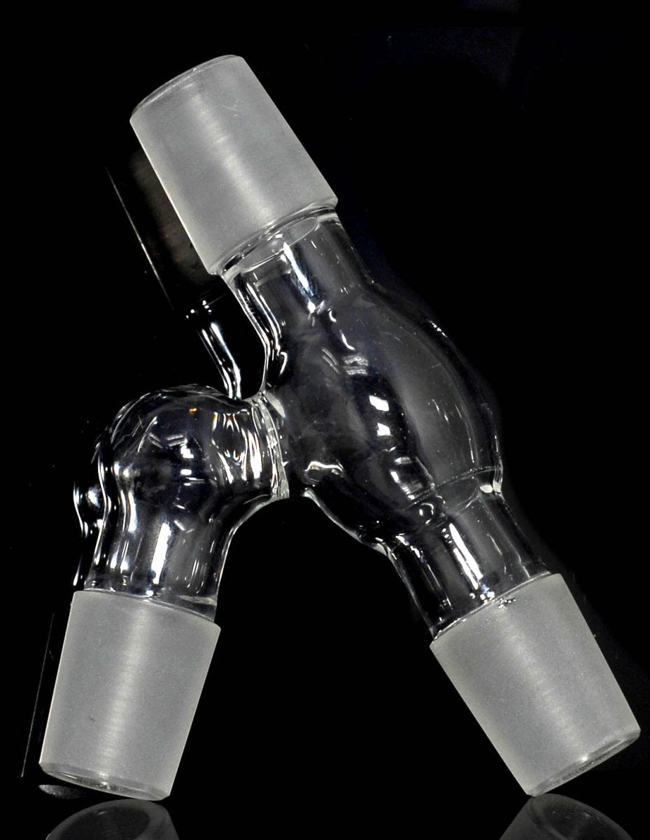 Glass on Glass 3 - way Spiliter - SmokingCats - Discreet Ship from Texas !