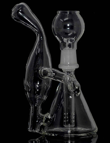 6 " mini glass oil rig - SmokingCats - Discreet Ship from Texas !