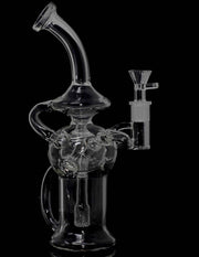 10" Faberge Egg Perculator Glass Recycler Water Pipe - SmokingCats  - Discreet Ship from Texas !