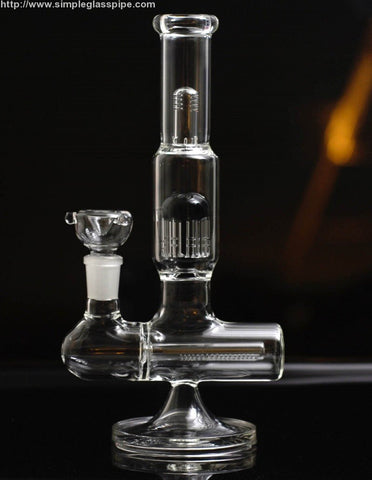 11" Inline 8 arms tree shower head perculators glass water pipe. - SmokingCats - Discreet Ship from Texas !