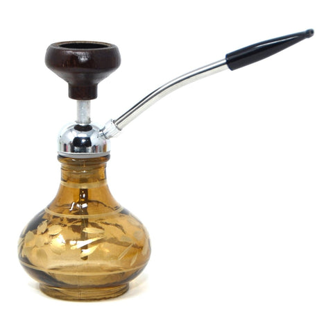 Glass Base Mini Portable Hookah Pipe - SmokingCats - Discreet Ship from Texas !