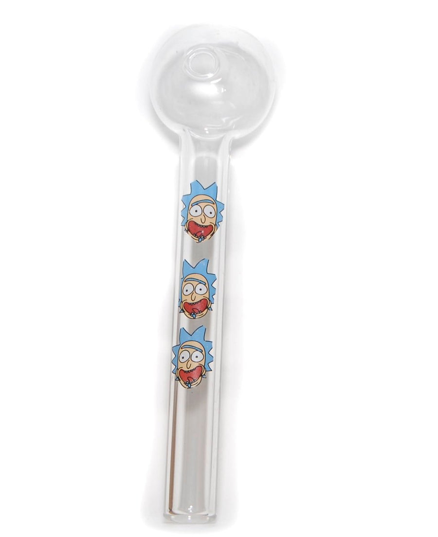 6" Cartoon Sticker Jumbo Glass Oil Burner Pipe Made in US - SmokingCats - Discreet Ship from Texas !