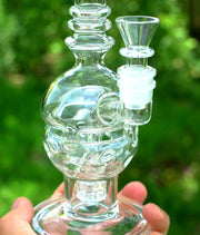 9" Glass Recycler Water Pipe with Matrix Percolator - SmokingCats - Discreet Ship from Texas !