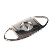 ShowJade Guillotine Cigar Cutter Stainless Double Blade Steel Cutter - SmokingCats - Discreet Ship from Texas !