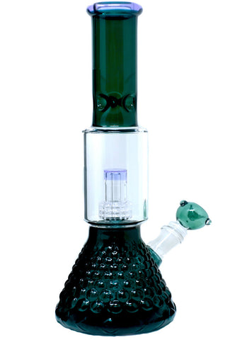12" Beaker Wide Thick Heavy Open Glass Water Bong Pipe