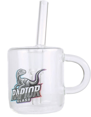 Raptor Glass Mug Bubbler – Crystal-Clear Comfort Hits