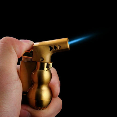 MIni Small metal refillable torch lighter - SmokingCats - Discreet Ship from Texas !