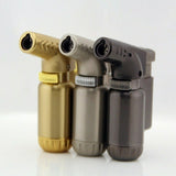 Mini Metal Lighter Single Jet Torch Pipe Lighters - SmokingCats - Discreet Ship from Texas !
