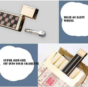 Honest Stylish Design Wheel Refilalble Butane Cigarette Lighter - SmokingCats - Discreet Ship from Texas !