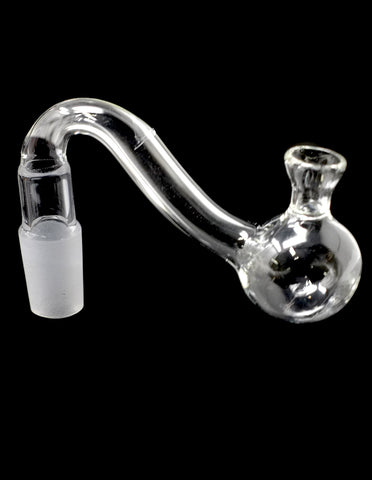 Glass Oil Burner Pipe Bowl Featuring a Funnel Attachment for Water Pipes.