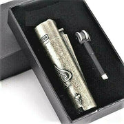 Clipper Ace Metal Cigarette Lighter Soft Flame Refillable Butane Gas In Bronze - SmokingCats - Discreet Ship from Texas !