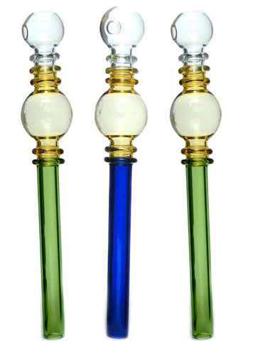 6" Color Oil Burner Pipe quantities Discounts, - SmokingCats - Discreet Ship from Texas !