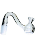 Glass Oil Burner Pipe Bowl Featuring a Funnel Attachment for Water Pipes.