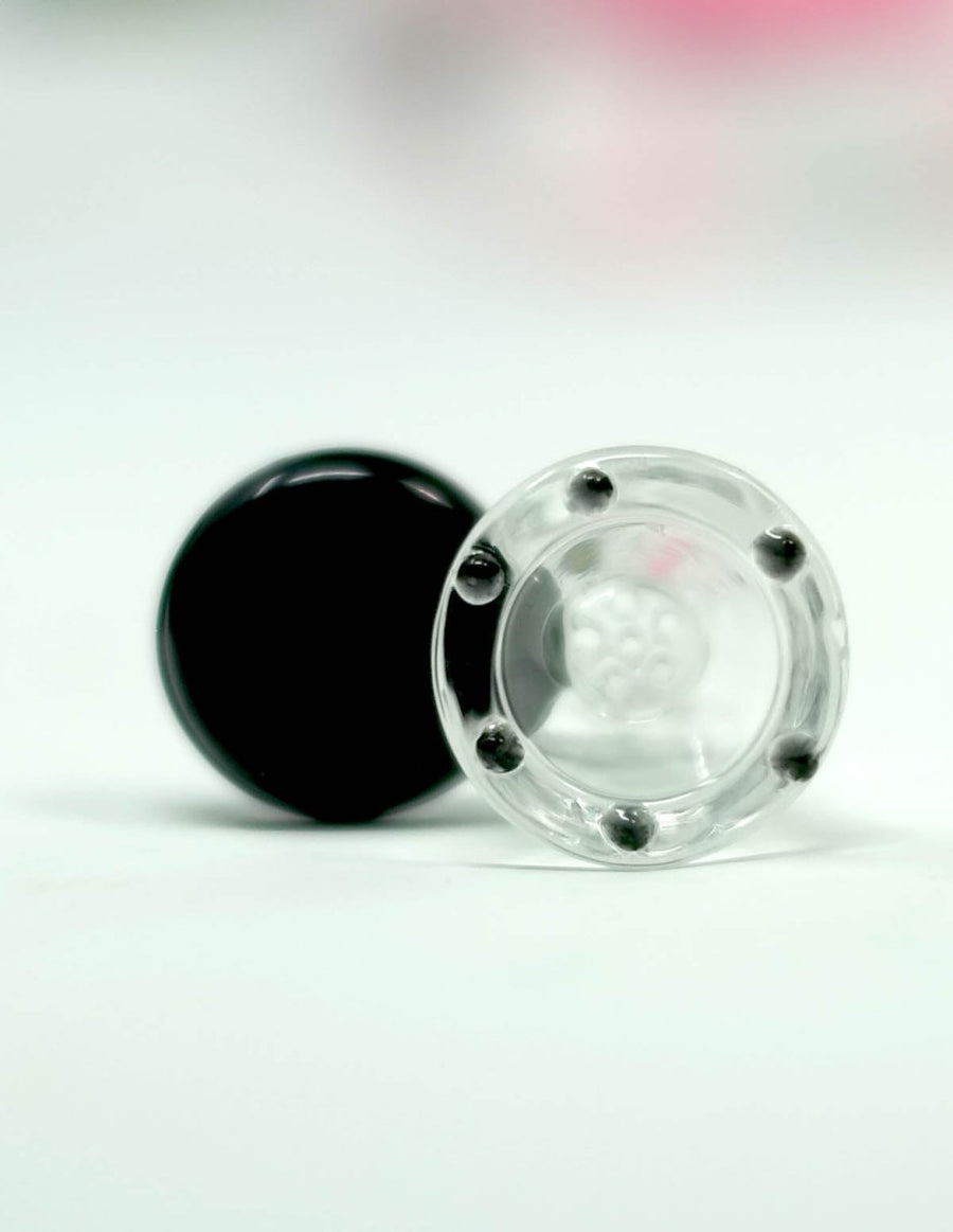 Black Dots Honeycomb Bowl - SmokingCats - Discreet Ship from Texas !